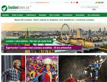 Tablet Screenshot of londontown.se